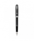 Parker "Sonnet Dark Grey Lacquer - Silver Trims" ручка перьевая