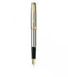 Parker "Sonnet Stainless Steel - Gold Trims" ручка перьевая