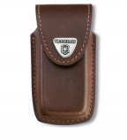 Victorinox Чехол кожаный с застежкой Velkro, коричневый 4.0535