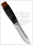 Нож "Чухонец". Рукоять кожа. АиР