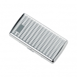 Портсигар металл, гравировка ромб,  S.Quire